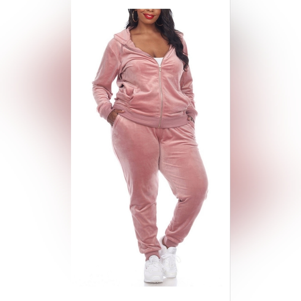 Velour Track Suit